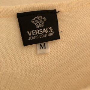 Versace shirt off white long sleeve